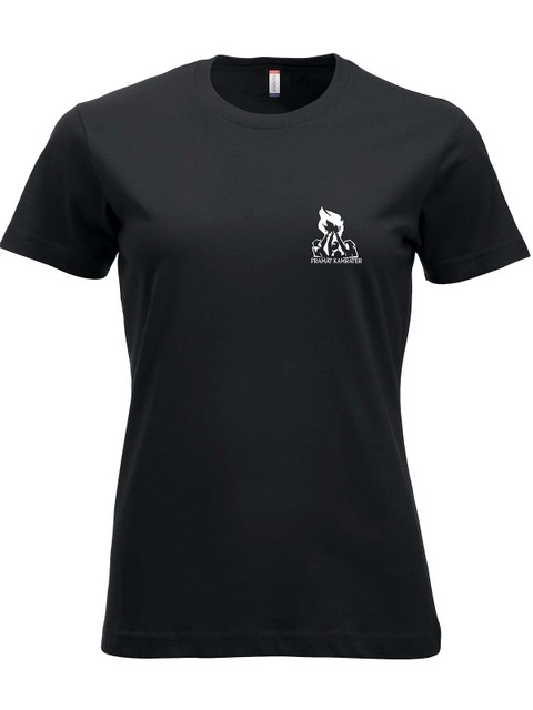 T-shirt, Black - Framåt Kamrater (liten logo)