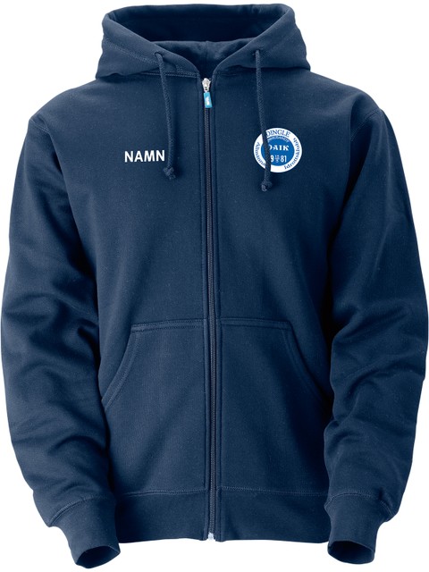 SW Hoodie Parry Zip, Navy - small logo (Dingle AIK)