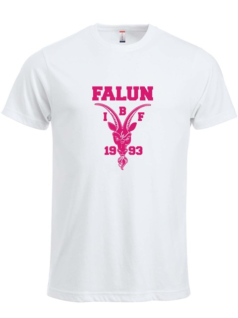 T-shirt Stor logga, Vit (IBF Falun Supportershop)