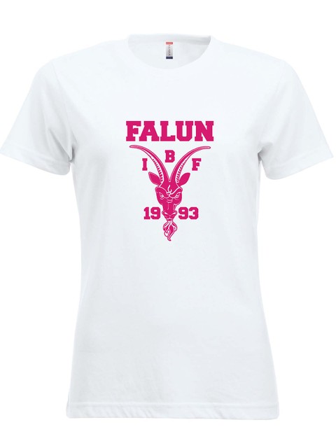 T-shirt Stor logga, Vit (IBF Falun Supportershop)