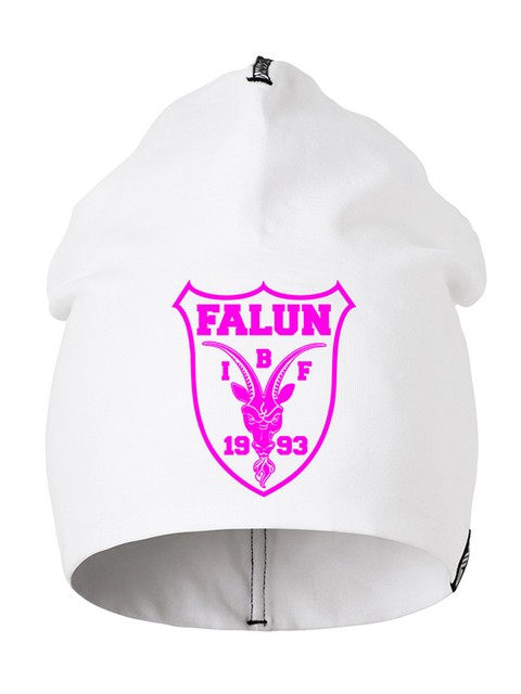 Beanie Vit/Rosa (IBF Falun Supporter)