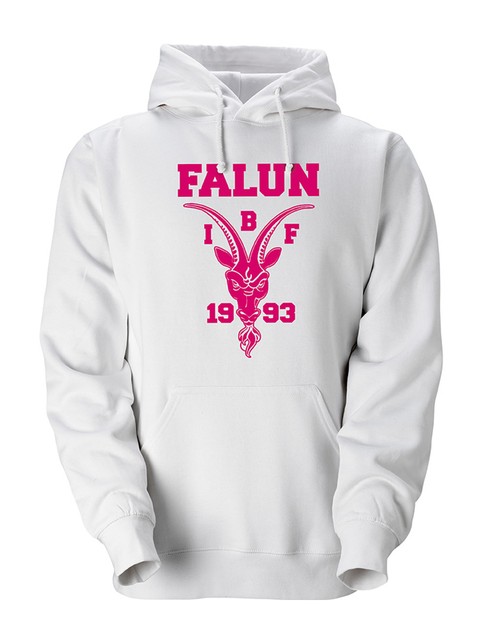 Supporter Hood Vit/Rosa (IBF Falun Supporter)