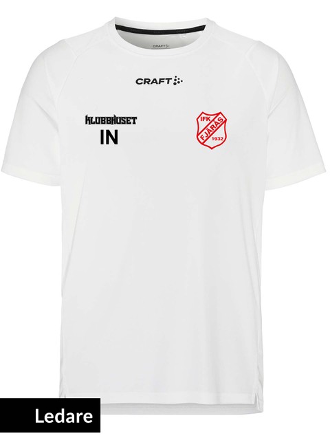 Craft T-shirt RUSH 2.0, Vit - Ledare (IFK Fjärås)