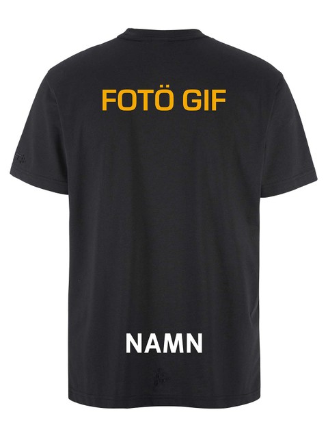 Craft T-shirt COMMUNITY 2.0, Black (Fotö GIF Fotboll)
