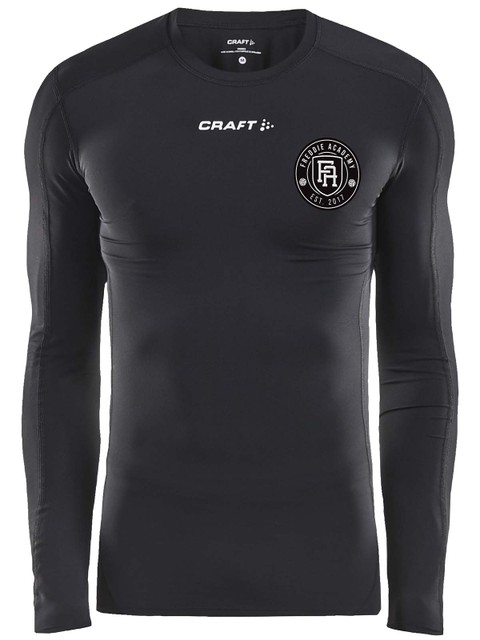 Craft Compression Shirt LS, Black (Freddie Academy)