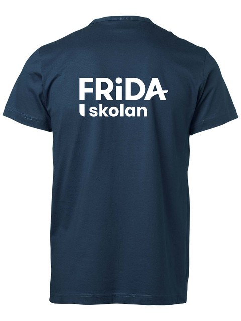 T-shirt Dam, Marinblå (Fridaskolan)