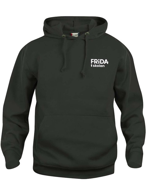 Hoodtröja, Svart (Fridaskolan)
