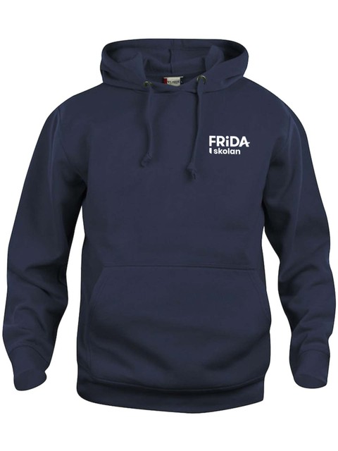 Hoodtröja, Marinblå (Fridaskolan)