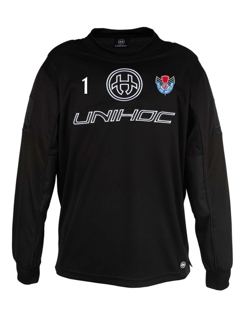 Unihoc Goalie Jersey INFERNO, Black (Gävle GIK)