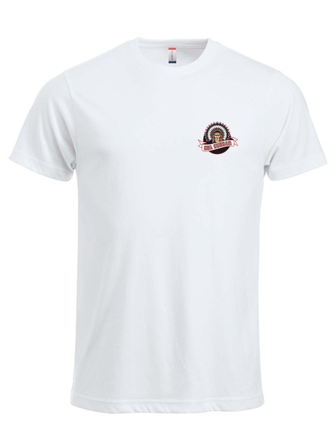 T-shirt - Small logo, White (Goa Gubbar Supportershop)