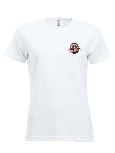 T-shirt - Small logo, White (Goa Gubbar Supportershop)