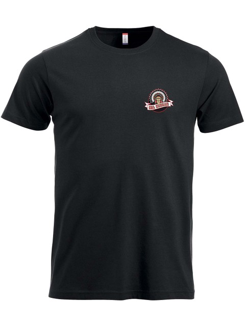 T-shirt - Small logo, Black (Goa Gubbar Supportershop)