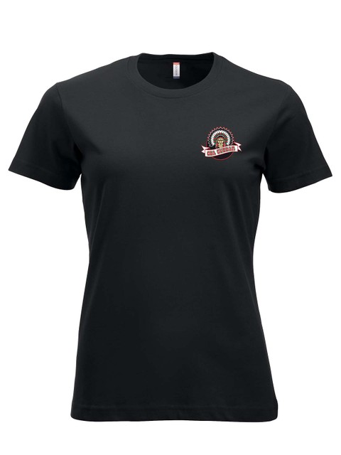 T-shirt - Small logo, Black (Goa Gubbar Supportershop)