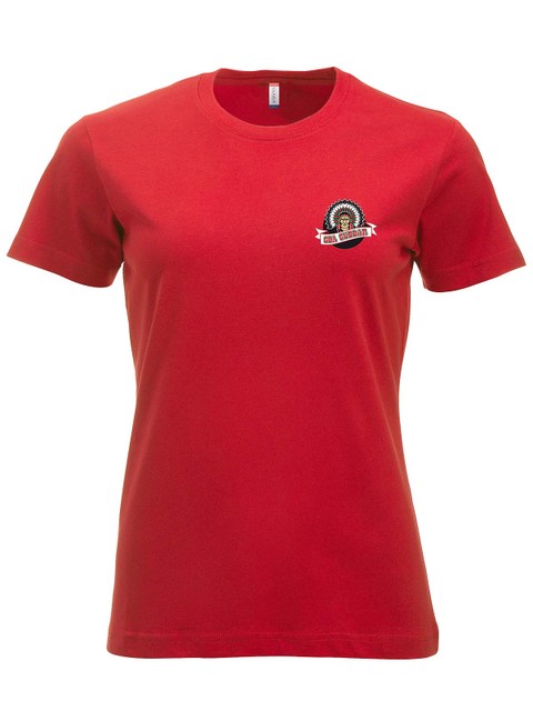 T-shirt - Small logo, Red (Goa Gubbar Supportershop)