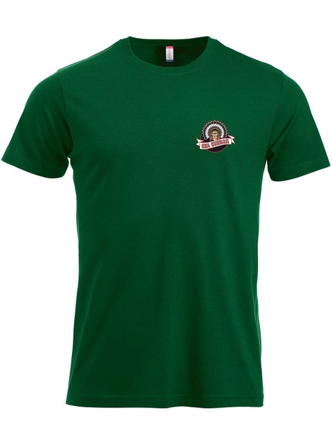 T-shirt - Small logo, Green (Goa Gubbar Supportershop)