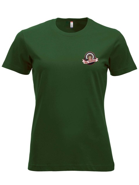 T-shirt - Small logo, Green (Goa Gubbar Supportershop)