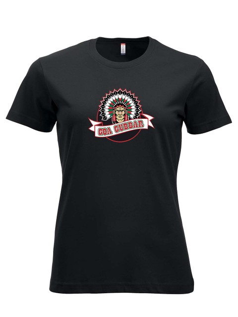 T-shirt - Big logo, Black (Goa Gubbar Supportershop)