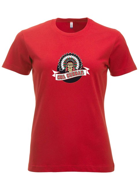 T-shirt - Big logo, Red (Goa Gubbar Supportershop)