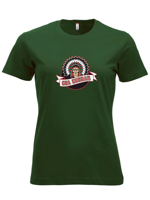 T-shirt - Big logo, Green (Goa Gubbar Supportershop)