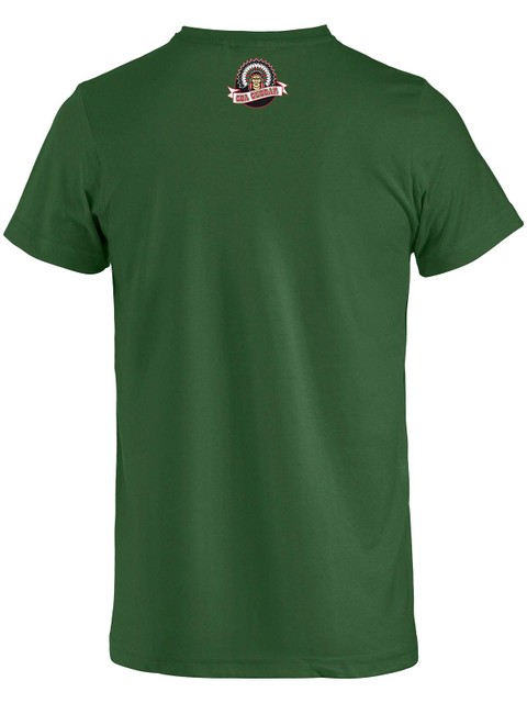 T-shirt Junior - Vitt lejon, Green (Goa Gubbar Supportershop)