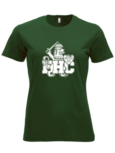T-shirt - Vitt lejon, Green (Goa Gubbar Supportershop)