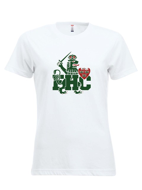 T-shirt - Grönt lejon, White (Goa Gubbar Supportershop)