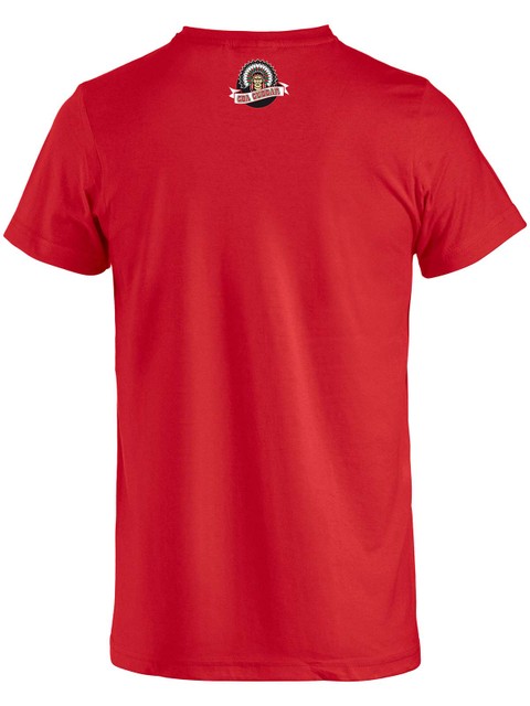 T-shirt Junior - Grönt lejon, Red (Goa Gubbar Supportershop)