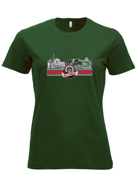 T-shirt - GBG siluett, Green (Goa Gubbar Supportershop)