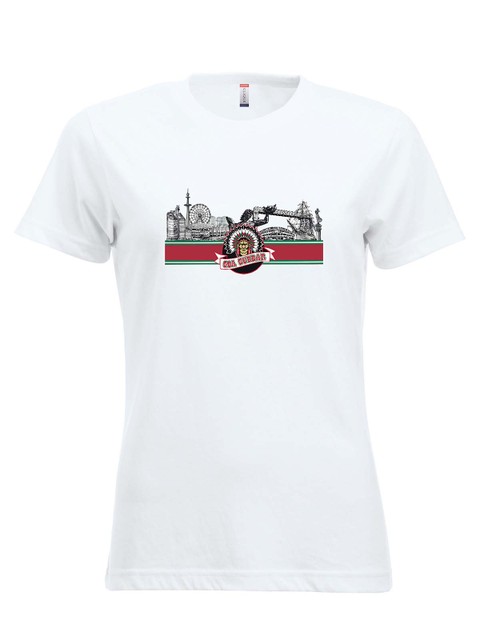 T-shirt - GBG siluett, White (Goa Gubbar Supportershop)