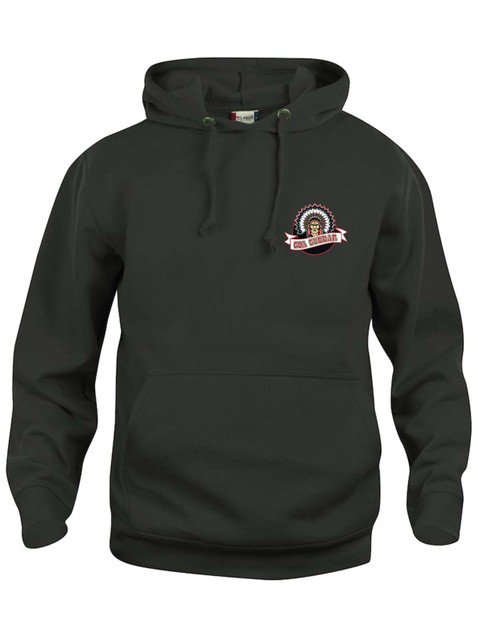 Hoodie - Small logo, Black (Goa Gubbar Supportershop)