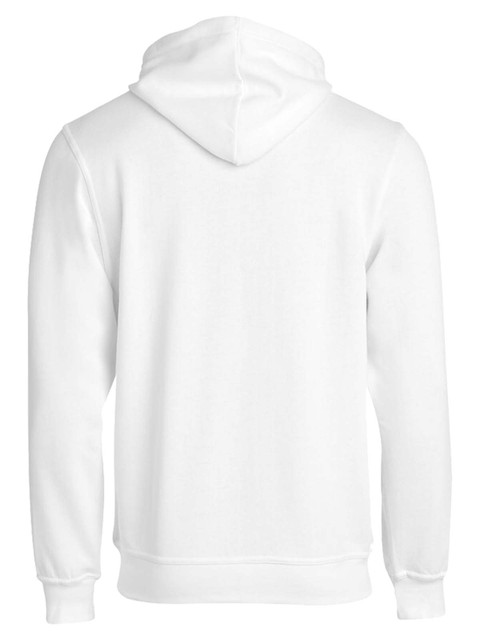 Hoodie with zip, White (Goa Gubbar Supportershop)