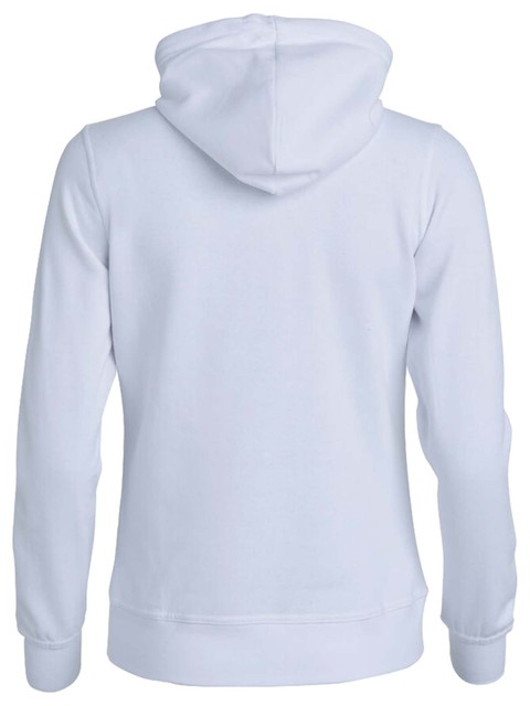 Hoodie with zip, White (Goa Gubbar Supportershop)