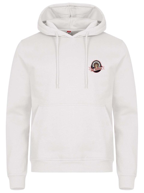 Hoodie - Small chief, White (Goa Gubbar Supportershop)