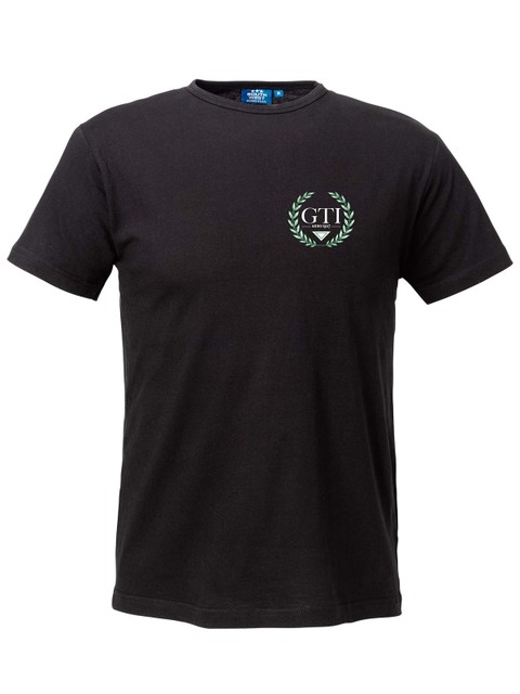 T-shirt - liten logga, Svart (GTIs Gymnasieskola)