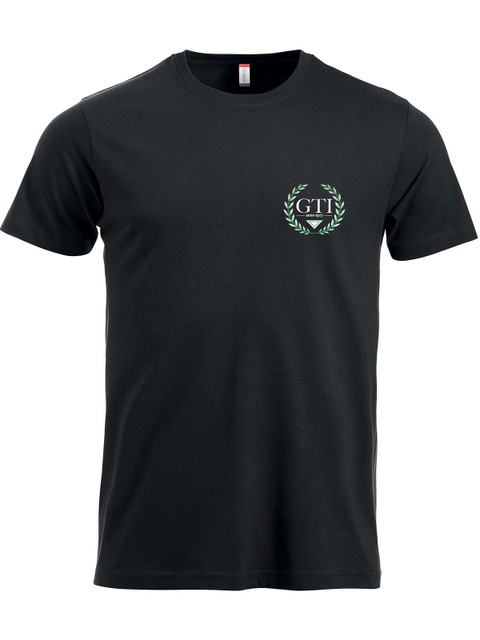 T-shirt - Small logo, Black (GTIs Gymnasieskola)
