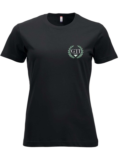 T-shirt - Small logo, Black (GTIs Gymnasieskola)