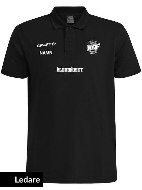 Craft Polo COMMUNITY 2.0, Black (Hovshaga AIF - FB)