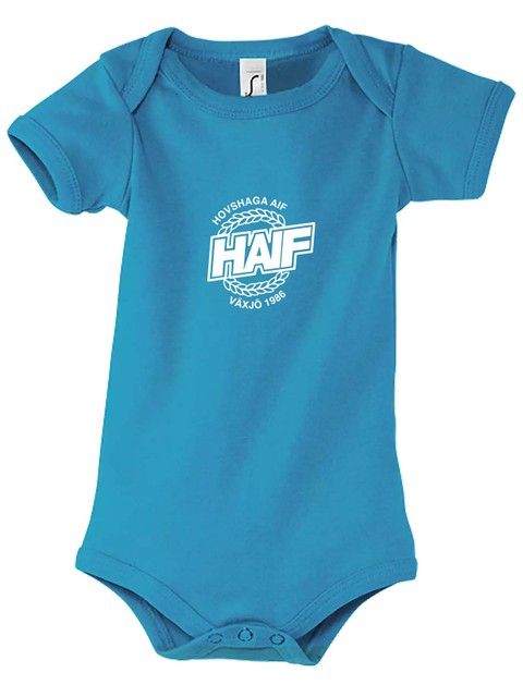 Baby Bodysuit, Aqua (Hovshaga AIF - IB)