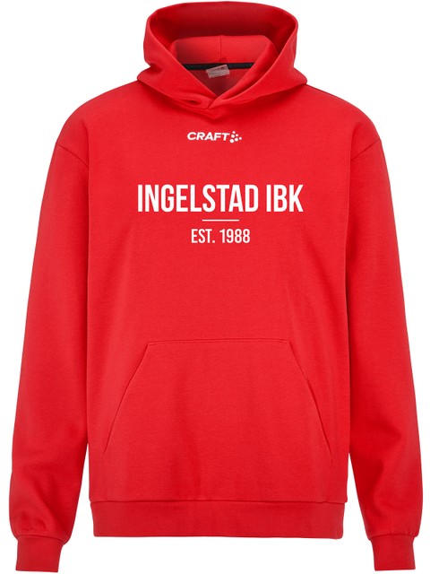 Craft Hoodie COMMUNITY 2.0, Red - Supporter (Ingelstad IBK)