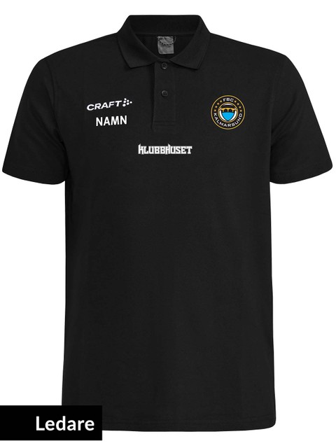 Craft Polo COMMUNITY 2.0, Black - Coach (FBC Kalmarsund)
