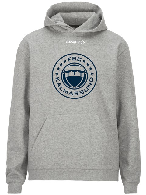 Craft Hoodie COMMUNITY 2.0, Grey - big logo (FBC Kalmarsund)