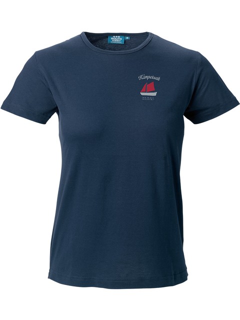 Kämpersvik T-shirt Dam, Marinblå (modell 1)