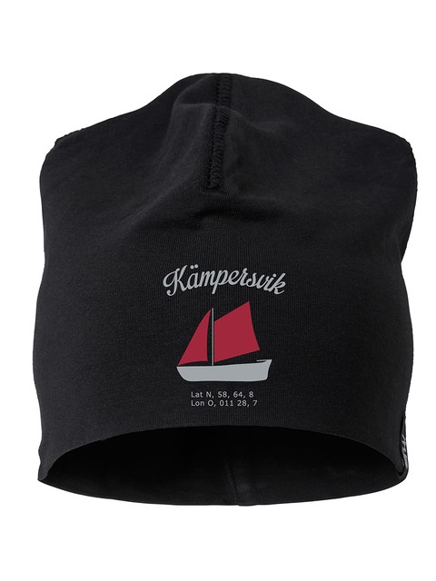 Kämpersvik Beanie (Low), Black (modell 1)