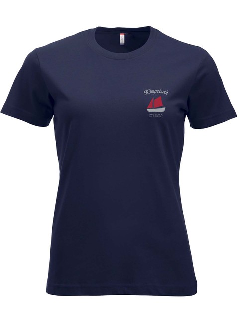 T-shirt - Dinghy, Navy (Kämpersvik)