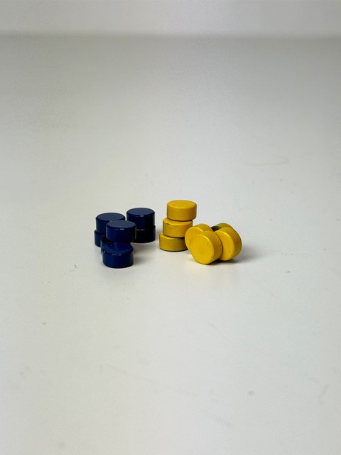 Kit of 14 magnets to tactic boards