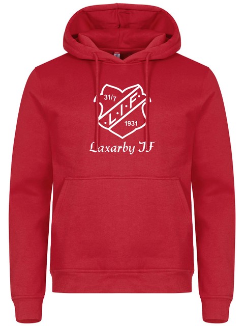 Hoodie - Supporter, Red (Laxarby IF)