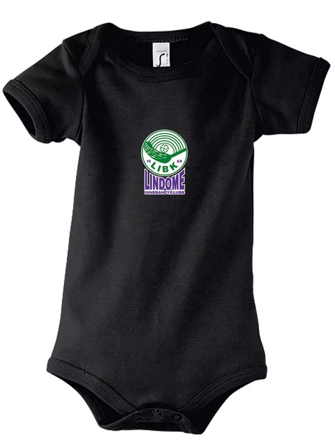 Baby Bodysuit, Black (Lindome IBK)