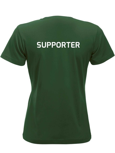 T-shirt - Supporter, Bottle Green (Lindome IBK)