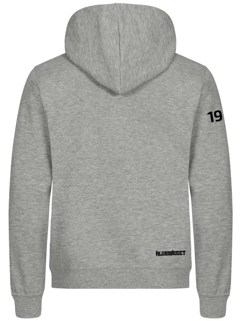 Hoodie - Supporter, Grey Melange (Mölnlycke IF)
