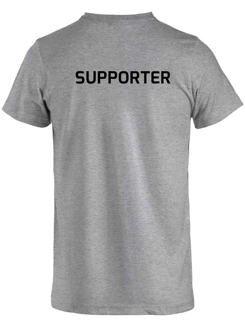 T-shirt Junior - Supporter, Grey Melange (Mölnlycke IS)